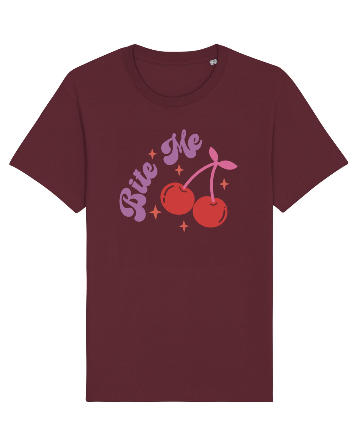 Tricou mânecă scurtă Unisex Rocker Burgundy