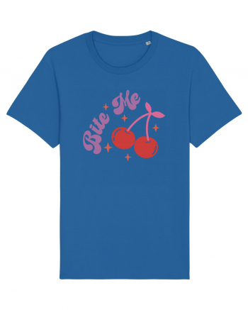 Retro Chic Valentine - Bite me Royal Blue