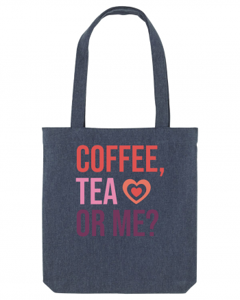 Retro Chic Valentine - Coffe, tea or me Midnight Blue