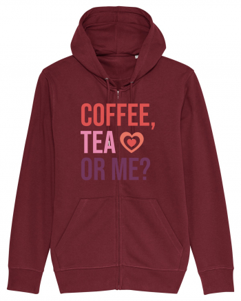 Retro Chic Valentine - Coffe, tea or me Burgundy