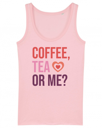 Retro Chic Valentine - Coffe, tea or me Cotton Pink