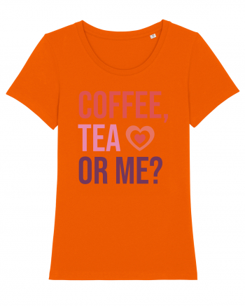 Retro Chic Valentine - Coffe, tea or me Bright Orange