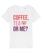 Retro Chic Valentine - Coffe, tea or me Tricou mânecă scurtă  Copii Mini Creator