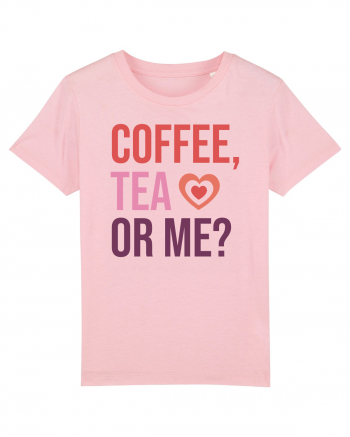 Retro Chic Valentine - Coffe, tea or me Cotton Pink