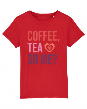 Retro Chic Valentine - Coffe, tea or me Red