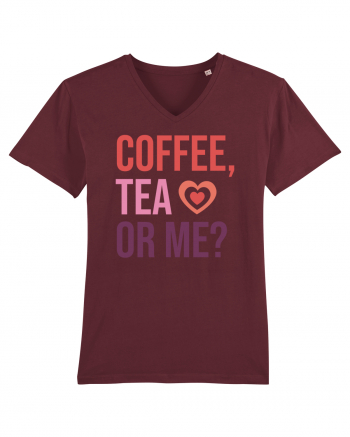 Retro Chic Valentine - Coffe, tea or me Burgundy