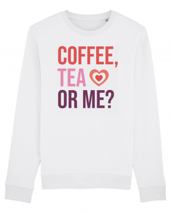 Retro Chic Valentine - Coffe, tea or me White