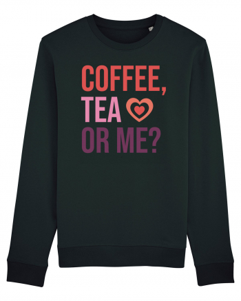 Retro Chic Valentine - Coffe, tea or me Black