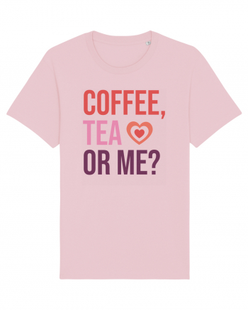 Retro Chic Valentine - Coffe, tea or me Cotton Pink