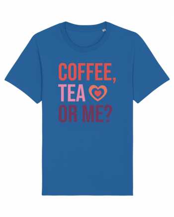 Retro Chic Valentine - Coffe, tea or me Royal Blue