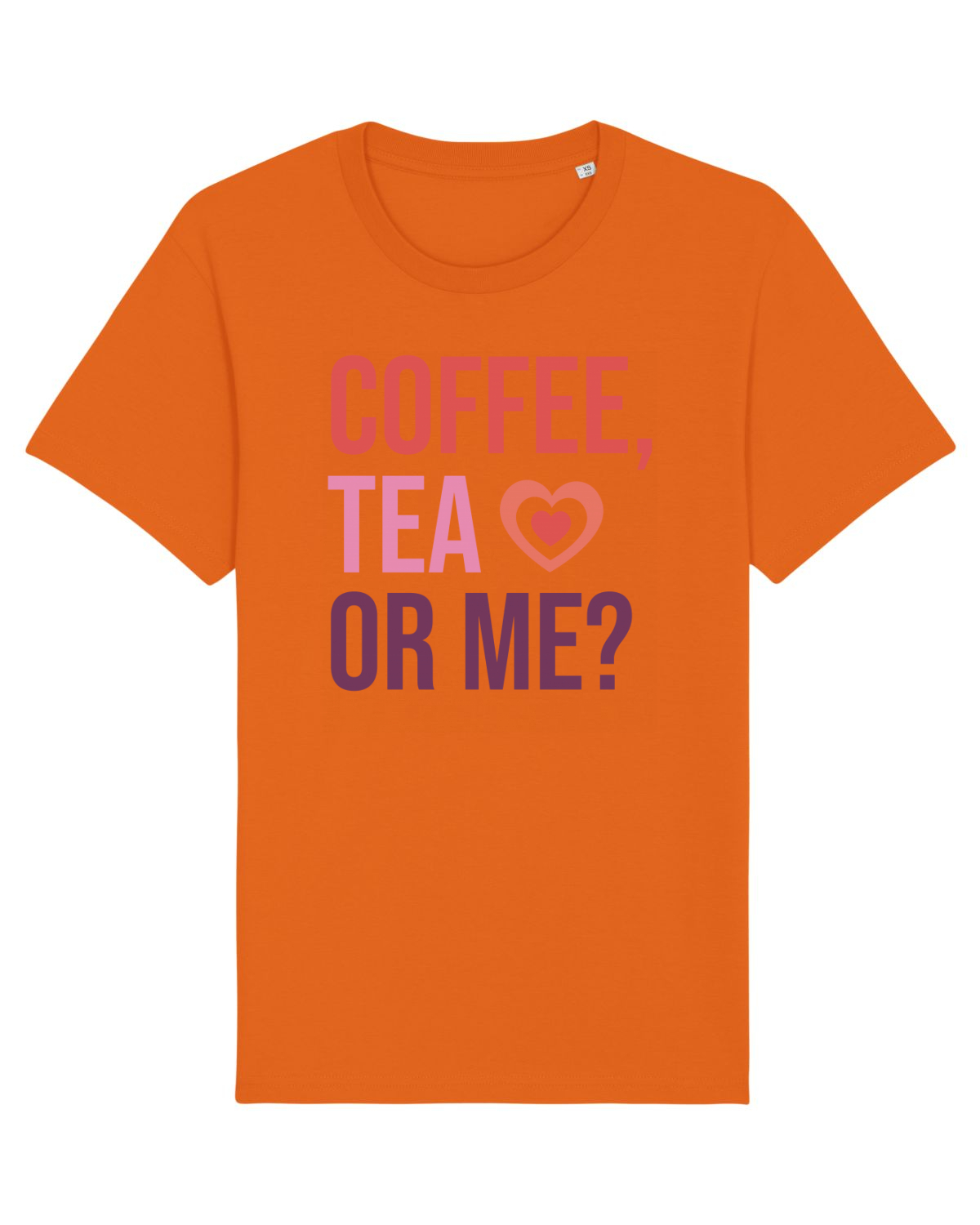Tricou mânecă scurtă Unisex Rocker Bright Orange
