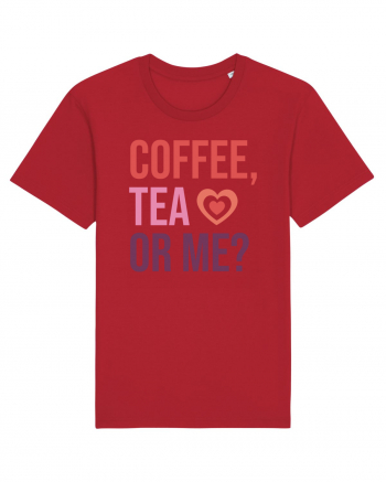 Retro Chic Valentine - Coffe, tea or me Red