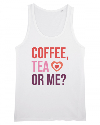 Retro Chic Valentine - Coffe, tea or me White