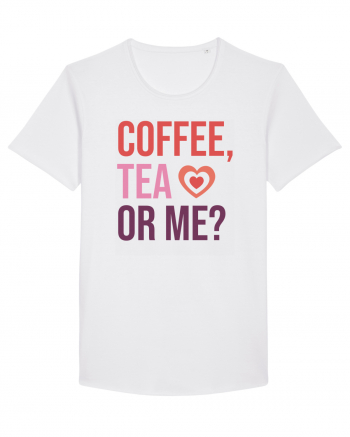 Retro Chic Valentine - Coffe, tea or me White