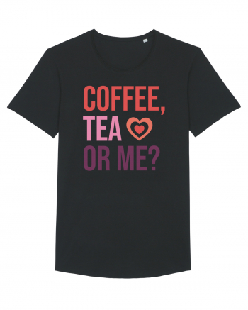 Retro Chic Valentine - Coffe, tea or me Black