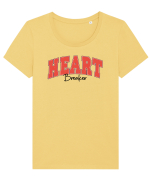 Retro Chic Valentine - Heart breaker Tricou mânecă scurtă guler larg fitted Damă Expresser