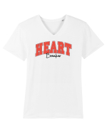 Retro Chic Valentine - Heart breaker Tricou mânecă scurtă guler V Bărbat Presenter