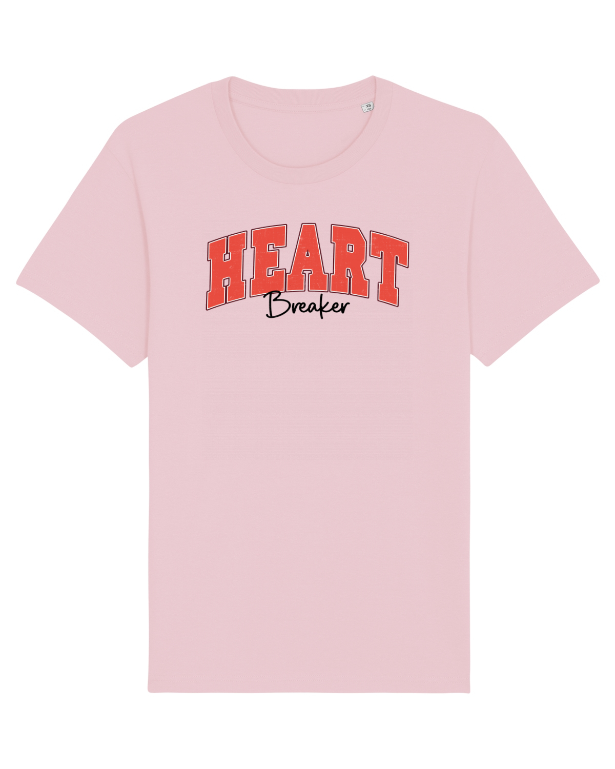 Tricou mânecă scurtă Unisex Rocker Cotton Pink