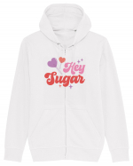 Retro Chic Valentine - Hey sugar Hanorac cu fermoar Unisex Connector