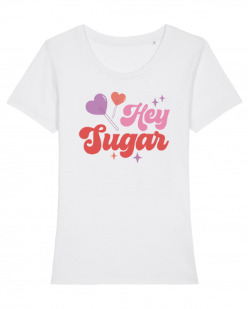 Retro Chic Valentine - Hey sugar White