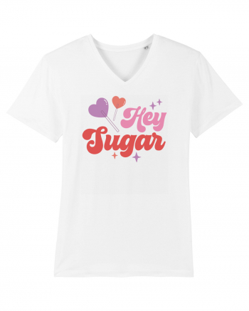 Retro Chic Valentine - Hey sugar White