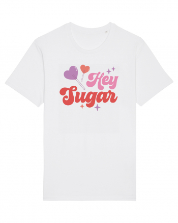 Retro Chic Valentine - Hey sugar White