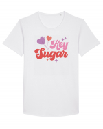 Retro Chic Valentine - Hey sugar Tricou mânecă scurtă guler larg Bărbat Skater