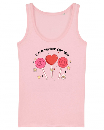 Retro Chic Valentine - I am a sucker for you Cotton Pink