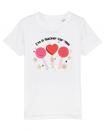 Retro Chic Valentine - I am a sucker for you White