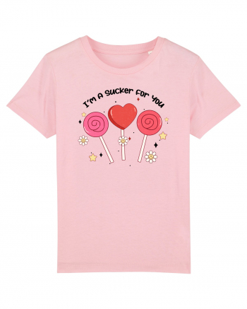 Retro Chic Valentine - I am a sucker for you Cotton Pink