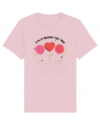 Retro Chic Valentine - I am a sucker for you Cotton Pink