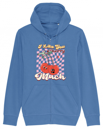 Retro Chic Valentine - I love you cherry much Bright Blue