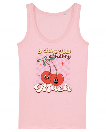 Retro Chic Valentine - I love you cherry much Cotton Pink