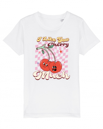 Retro Chic Valentine - I love you cherry much White