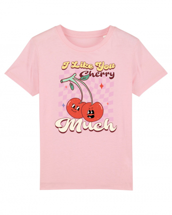 Retro Chic Valentine - I love you cherry much Cotton Pink