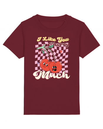 Retro Chic Valentine - I love you cherry much Burgundy