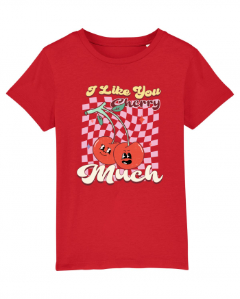 Retro Chic Valentine - I love you cherry much Red