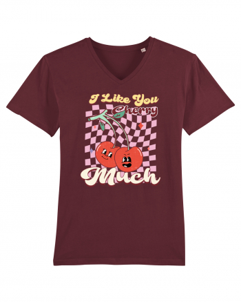 Retro Chic Valentine - I love you cherry much Burgundy