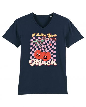 Retro Chic Valentine - I love you cherry much French Navy