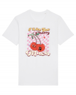 Retro Chic Valentine - I love you cherry much Tricou mânecă scurtă Unisex Rocker