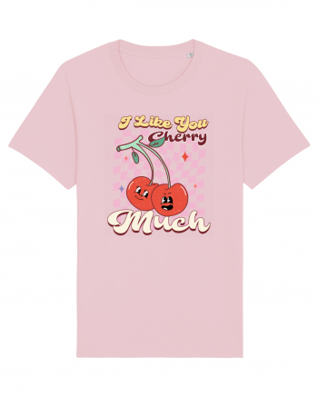 Retro Chic Valentine - I love you cherry much Cotton Pink