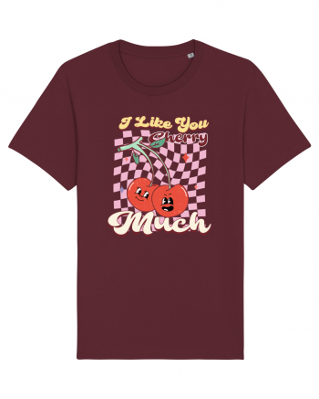 Retro Chic Valentine - I love you cherry much Burgundy