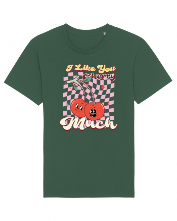 Retro Chic Valentine - I love you cherry much Bottle Green