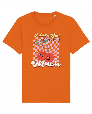 Retro Chic Valentine - I love you cherry much Bright Orange