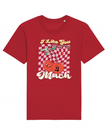 Retro Chic Valentine - I love you cherry much Red