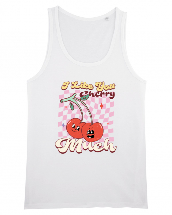 Retro Chic Valentine - I love you cherry much White