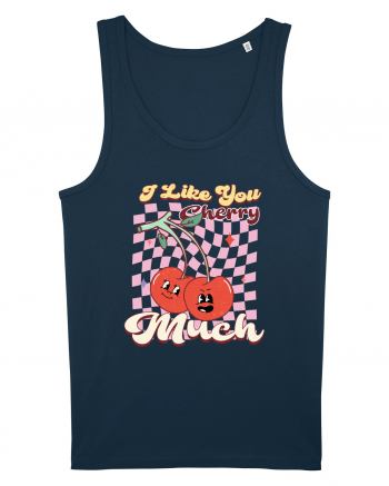 Retro Chic Valentine - I love you cherry much Navy