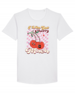 Retro Chic Valentine - I love you cherry much Tricou mânecă scurtă guler larg Bărbat Skater