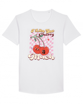 Retro Chic Valentine - I love you cherry much White