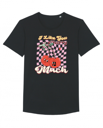 Retro Chic Valentine - I love you cherry much Black